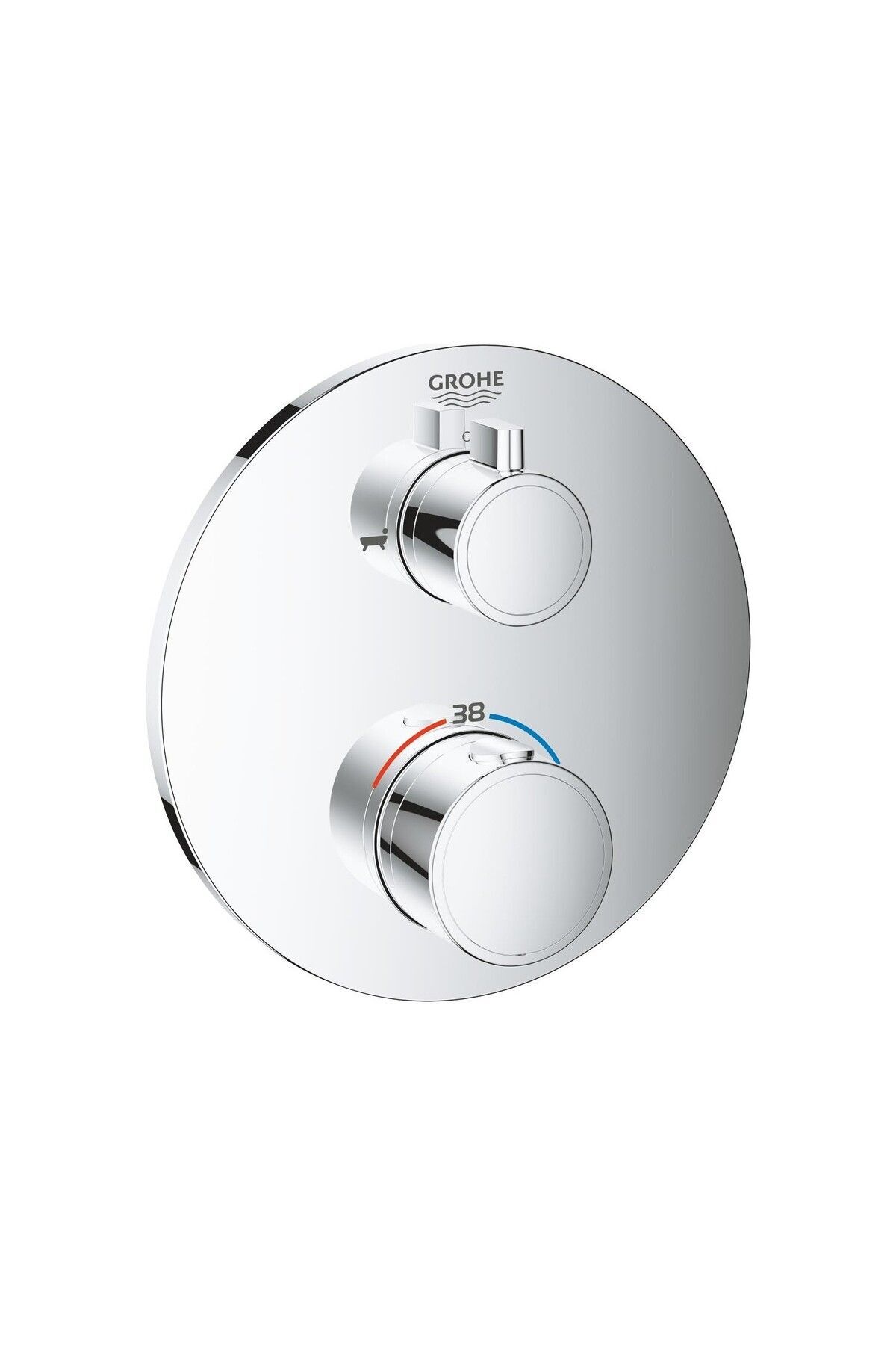 Grohtherm Termostatik Banyo Duş Bataryası 2 Çıkışlı Divertörlü- 24077000