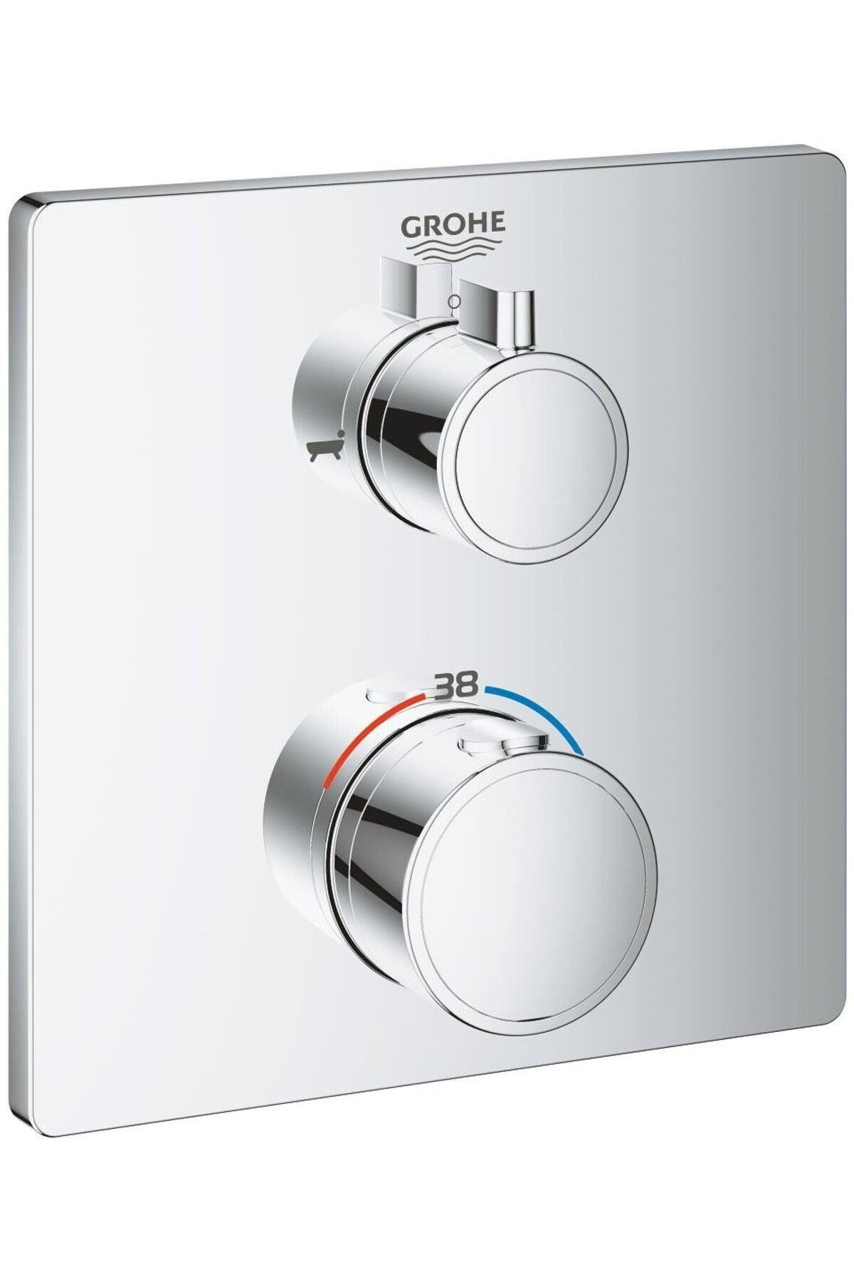 Grohtherm Termostatik Banyo Duş Bataryası 2 çıkışlı divertörlü- 24080000