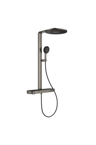 Rainshower Aqua Pure Duvara Monte Termostatik Bataryalı Duş Sistemi Br.Hard Graphite – 100961A