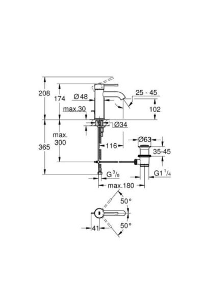 Essence Tek Kumandalı Lavabo Bataryası S-boyut - 23589dc1