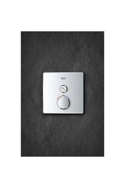 Grohtherm Smartcontrol Tek Valfli Akış Kontrollü, Ankastre Termostatik Duş Bataryası 29123000