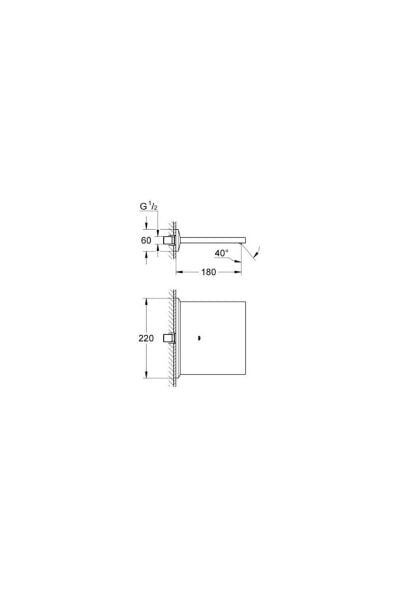 Allure Brilliant Banyo Ve Duş Için Şelale Çıkış Ucu - 13319000