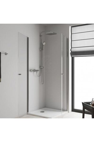 Tempesta System 250 Kare Duvara Monte Duş Sistemi, Yön Değiştiricili, Krom-beyaz 26694000