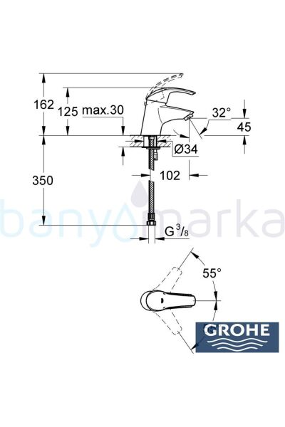 Eurosmart Lavabo Bataryası, Mat Siyah - 324672433