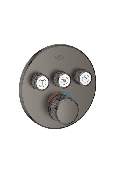 Grohtherm Smartcontrol Üç Valfli Akış Kontrollü, Ankastre Termostatik Duş Bataryası 29121al0