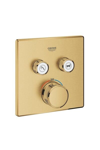 Smartcontrol Çift Valfli Akış Kontrolüü, Ankastre Termostatik Duş Bataryası - 29124gn0