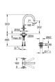 Atrio Lavabo Bataryası L-boyut - 21144gl0