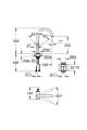 Atrio Tek Kumandalı Lavabo Bataryası 1/2'' L-boyut - 24362al0