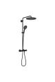 Rainshower Smartactive 310 Duvara Monte Termostatik Bataryalı Duş Sistemi Phantom Black - 2211