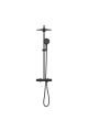 Rainshower Smartactive 310 Duvara Monte Termostatik Bataryalı Duş Sistemi Phantom Black - 2211