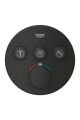 Grohtherm Smartcontrol Üç Valfli Akış Kontrollü, Ankastre Termostatik Duş Bataryası - 29508kf0