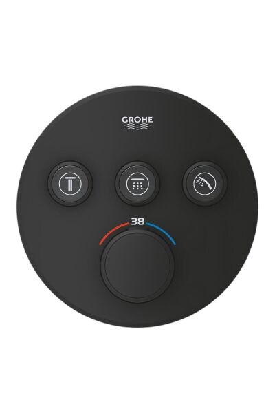 Grohtherm Smartcontrol Üç Valfli Akış Kontrollü, Ankastre Termostatik Duş Bataryası - 29508kf0