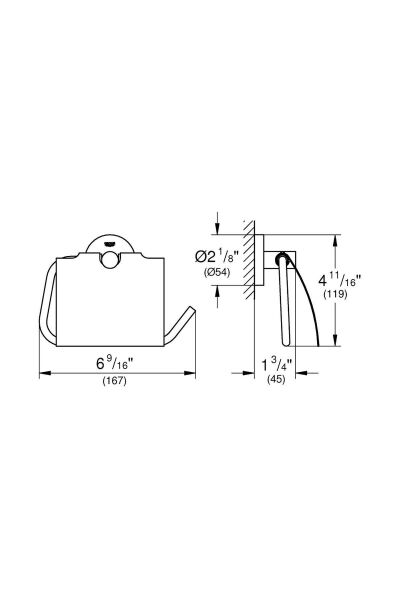 Tuvalet Kağıtlık Essentials Hard Graphite - 40367A01