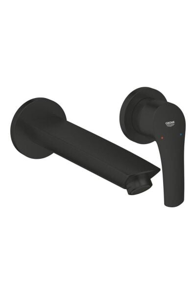 Eurosmart Iki Delikli Lavabo Bataryası M-boyut Mat Siyah - 293382433