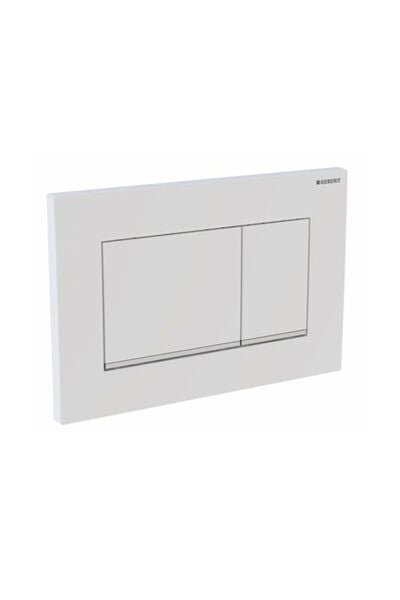 Sigma30 115.883.kj.1 Çift Basmalı Kumanda Kapağı, Beyaz / Parlak / Beyaz