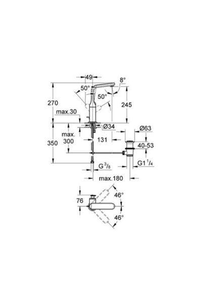 Veris Tek Kumandalı Lavabo Bataryası - 32184000