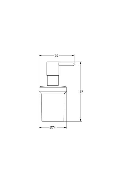 Sıvı Sabunluk Essentials Duvara Monte Tutacağı Hariç 40394001