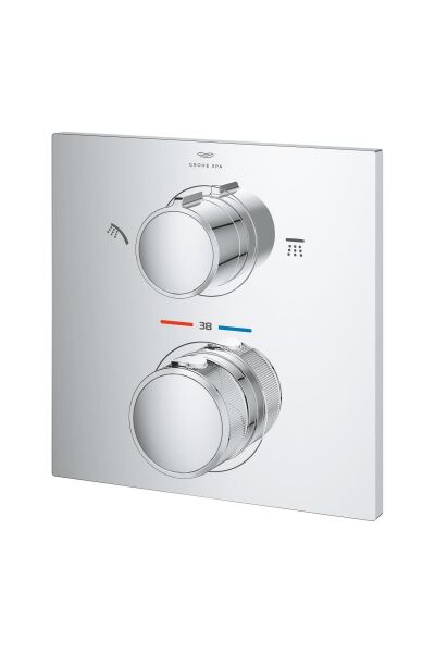 Allure Thermostat For Concealed Installation With 2 - Way Diverter Head Shower/hand Shower - 2