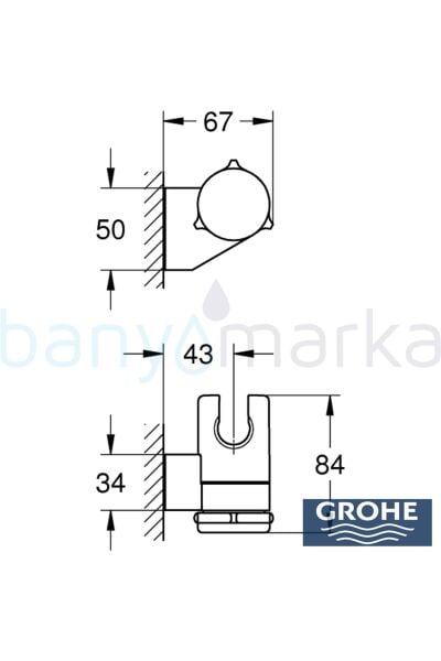 Tempesta Hareketli Duş Askısı - 27595001