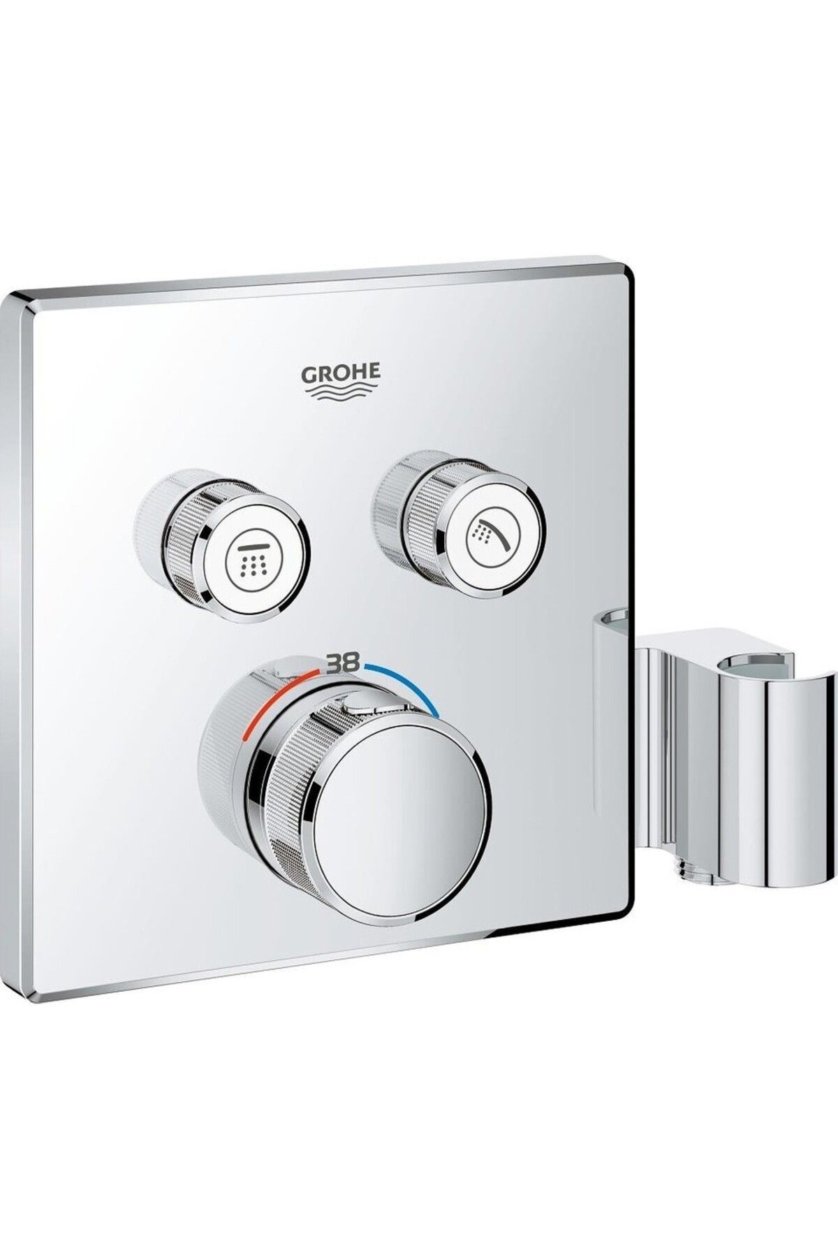 Grohtherm Smartcontrol Çift Yönlü, El Duş Çıkışlı Ankastre Termostatik Duş Bataryası -29125000