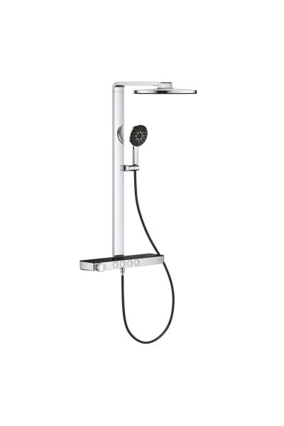 Rainshower Aqua Pure Duvara Monte Termostatik Bataryalı Duş Sistemi Siyah/Krom - 100964KI00