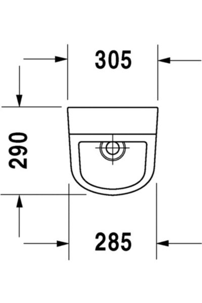 Duravıt D-code Pısuvar 0829300000