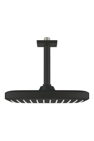 Tempesta 250 Cube Tepe Duşu Seti 142 Mm, Tek Akışlı Mat Siyah - 266882430 Siyah