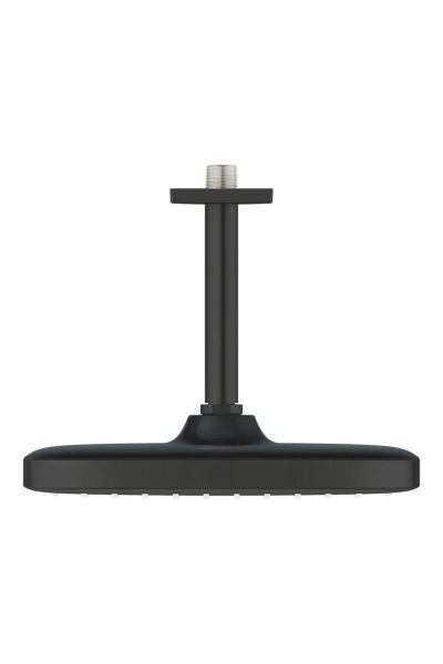 Tempesta 250 Cube Tepe Duşu Seti 142 Mm, Tek Akışlı Mat Siyah - 266882430 Siyah