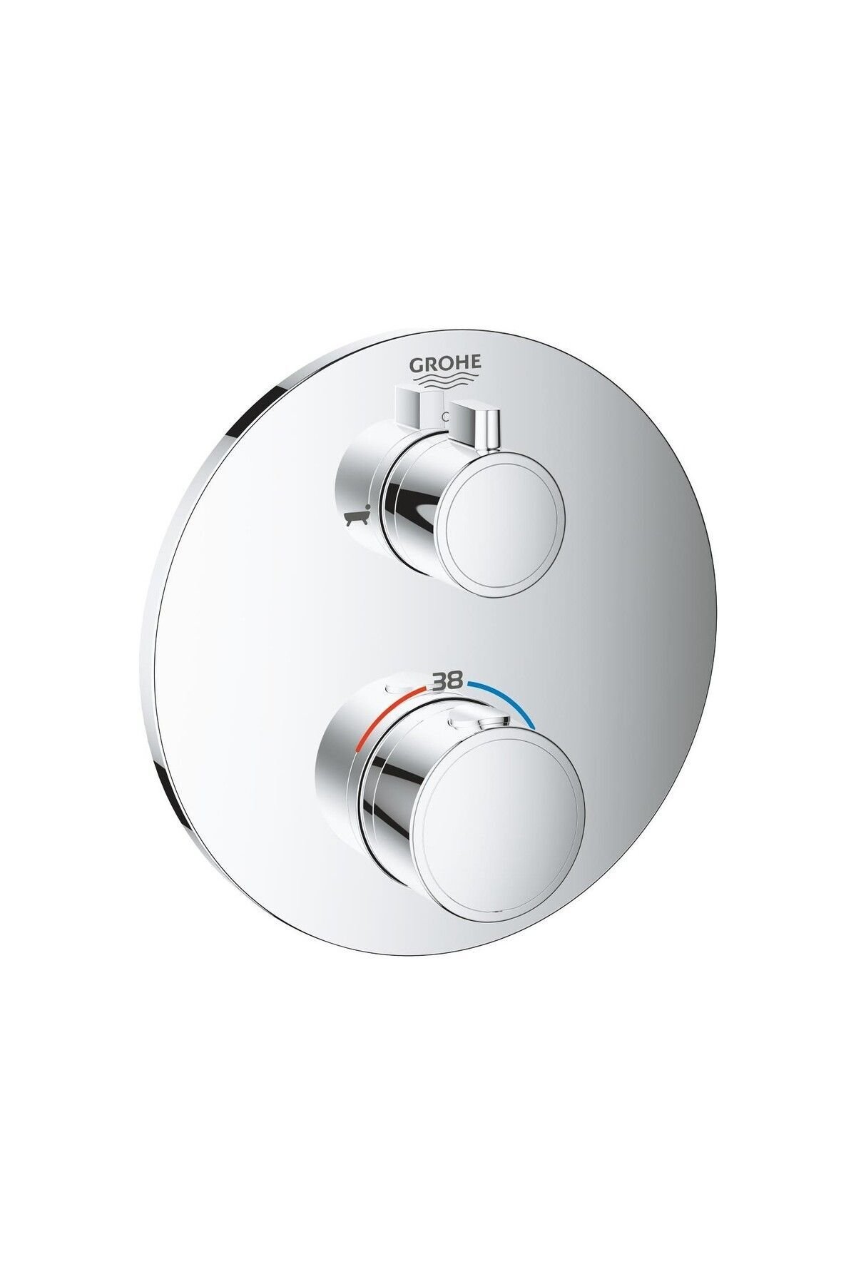 Grohtherm Termostatik Banyo Duş Bataryası 2 Çıkışlı Divertörlü- 24077000