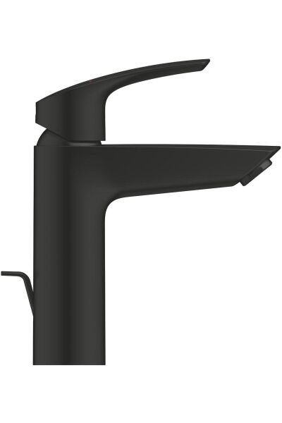 Eurosmart Lavabo Bataryası, Sifon Kumandalı, Mat Siyah - 233222433