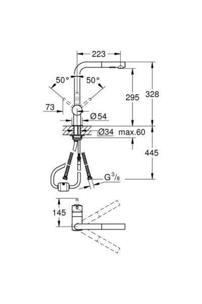Minta Tek Kumandalı Eviye Bataryası - 30274a00